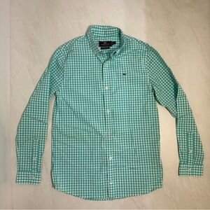 Vineyard Vines Boys Whale Shirt – Performance Stretch – Size L (16)